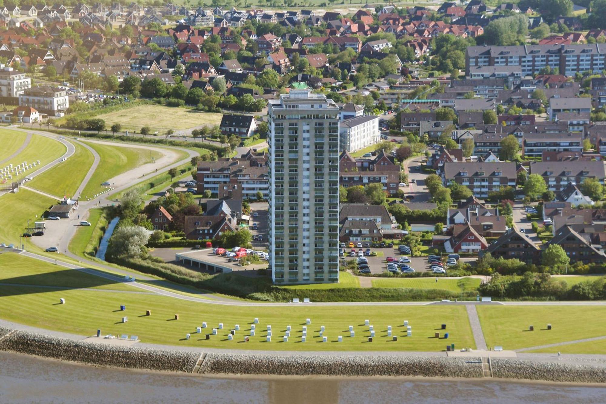 Buesumer Hochhaus Meerblick 9 Esterno foto